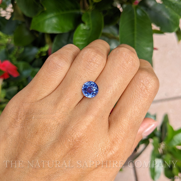 3.09 Ct. Purple Sapphire from Ceylon (Sri Lanka)