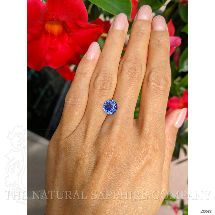 3.09 Ct. Purple Sapphire from Ceylon (Sri Lanka)