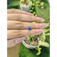 1.97 Ct. Blue Sapphire from Ceylon (Sri Lanka) Life Style