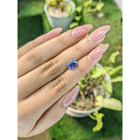 1.97 Ct. Blue Sapphire from Ceylon (Sri Lanka) Life Style
