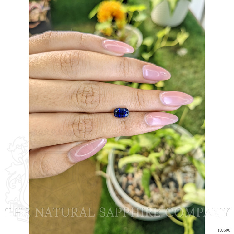 2.15 Ct. Blue Sapphire from Ceylon (Sri Lanka)