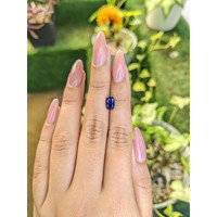 2.15 Ct. Blue Sapphire from Ceylon (Sri Lanka) Life Style