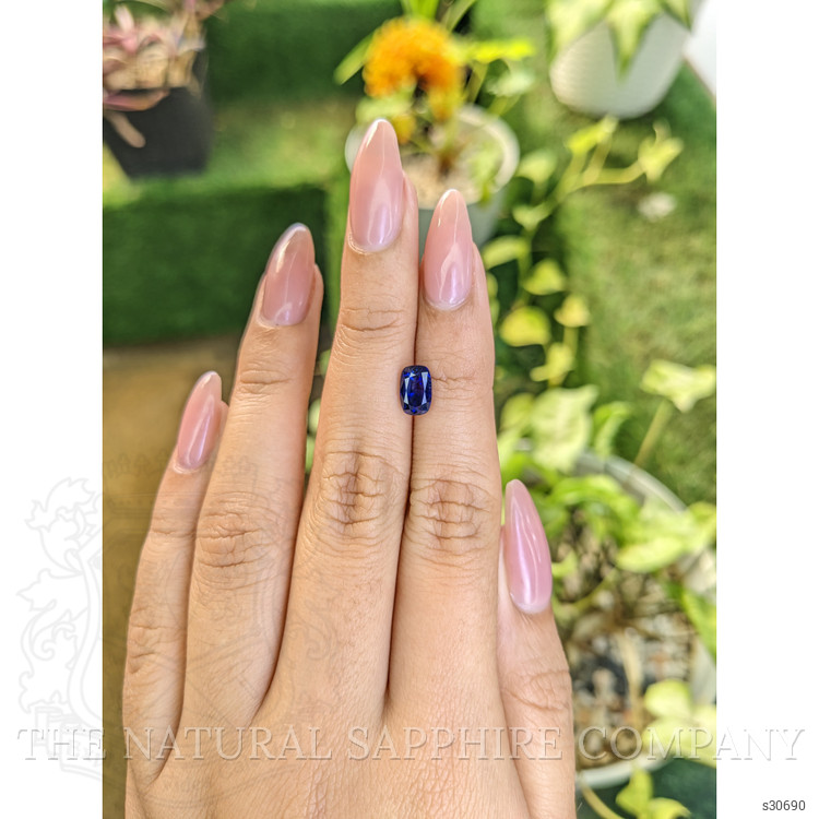 2.15 Ct. Blue Sapphire from Ceylon (Sri Lanka)