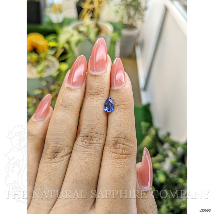 1.21 Ct. Blue Sapphire from Ceylon (Sri Lanka)