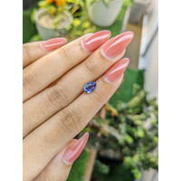 1.21 Ct. Blue Sapphire from Ceylon (Sri Lanka) Life Style