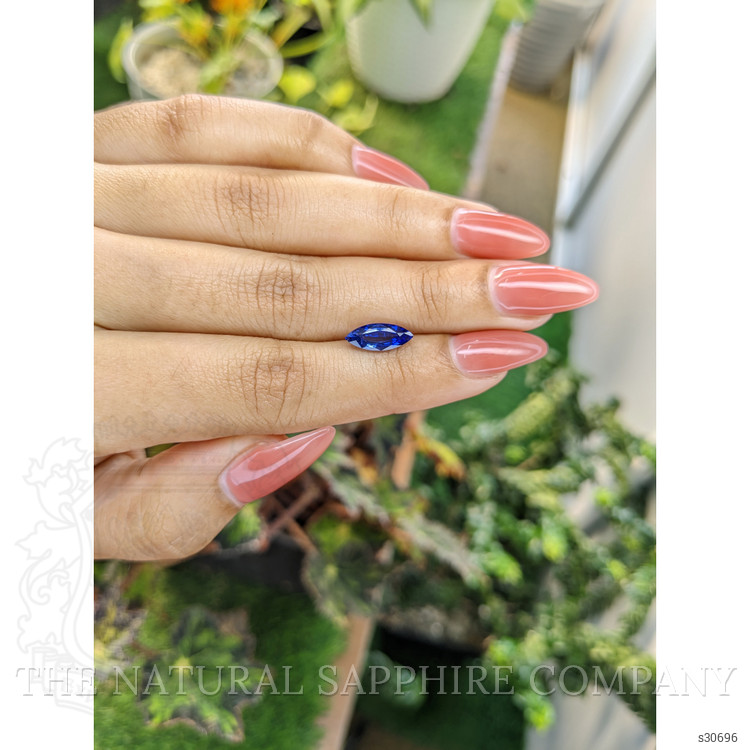 1.96 Ct. Blue Sapphire from Ceylon (Sri Lanka)
