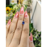 1.48 Ct. Blue Sapphire from Ceylon (Sri Lanka) Life Style