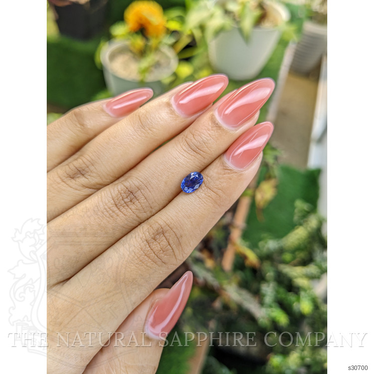1.48 Ct. Blue Sapphire from Ceylon (Sri Lanka)