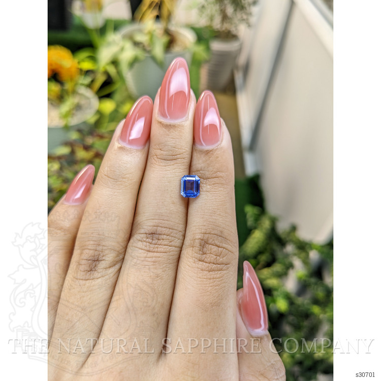 1.20 Ct. Blue Sapphire from Ceylon (Sri Lanka)