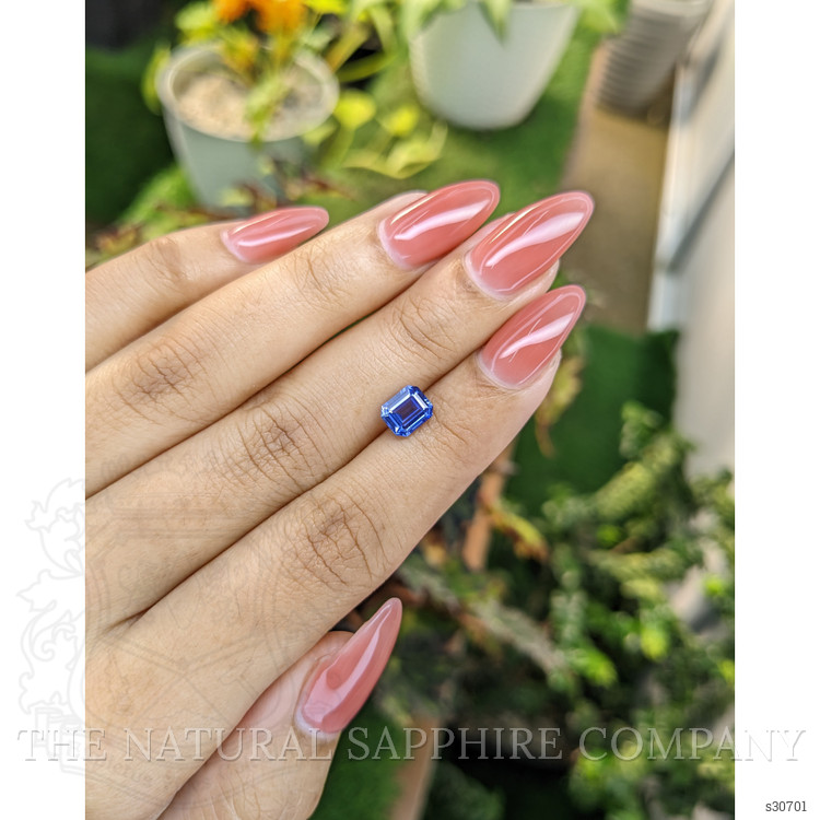 1.20 Ct. Blue Sapphire from Ceylon (Sri Lanka)