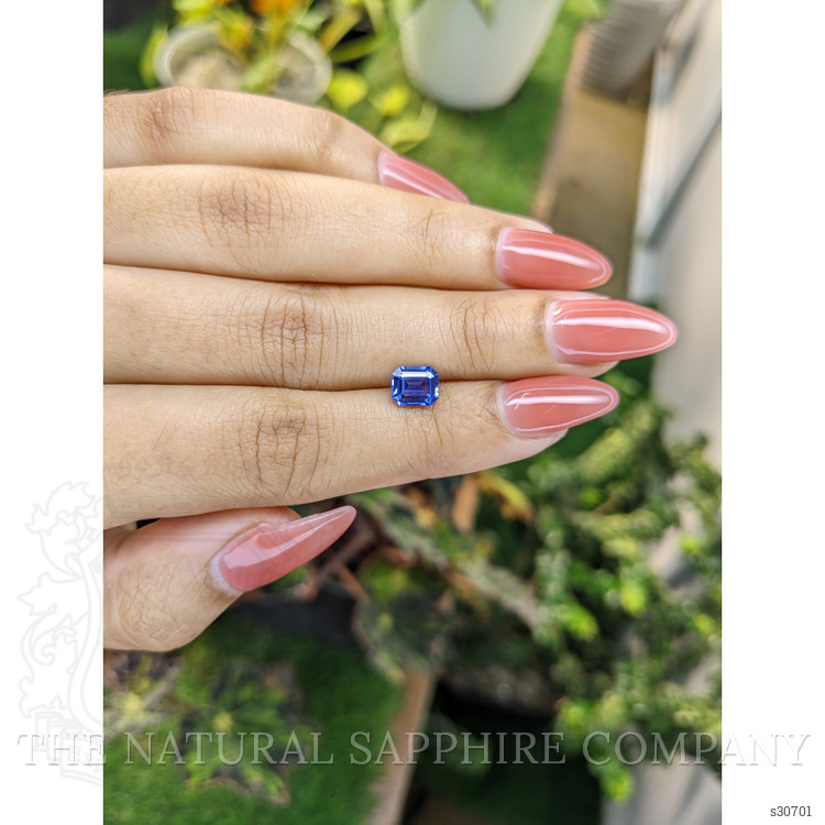 1.20 Ct. Blue Sapphire from Ceylon (Sri Lanka)