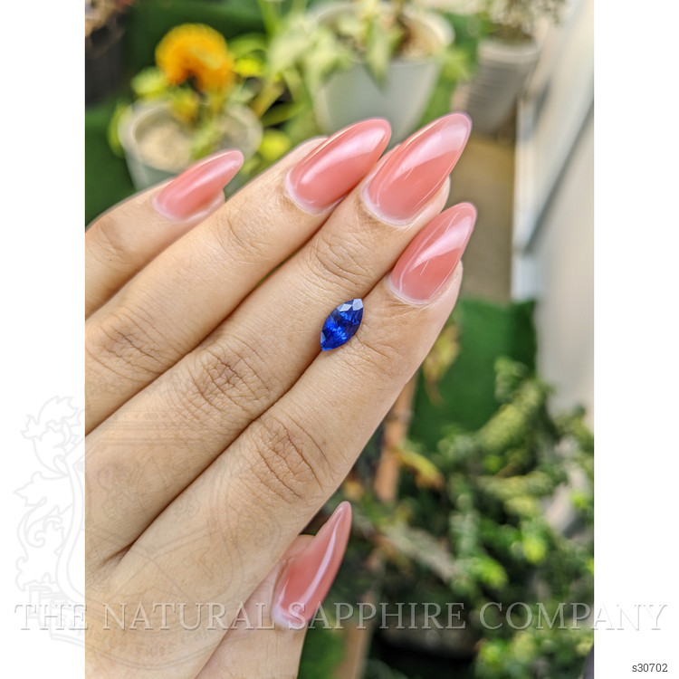 1.53 Ct. Blue Sapphire from Ceylon (Sri Lanka)