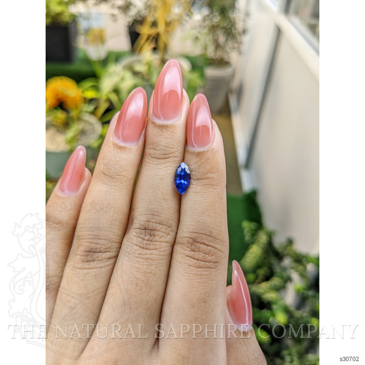 1.53 Ct. Blue Sapphire from Ceylon (Sri Lanka)
