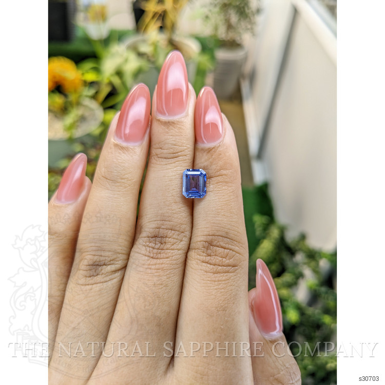 2.08 Ct. Blue Sapphire from Ceylon (Sri Lanka)