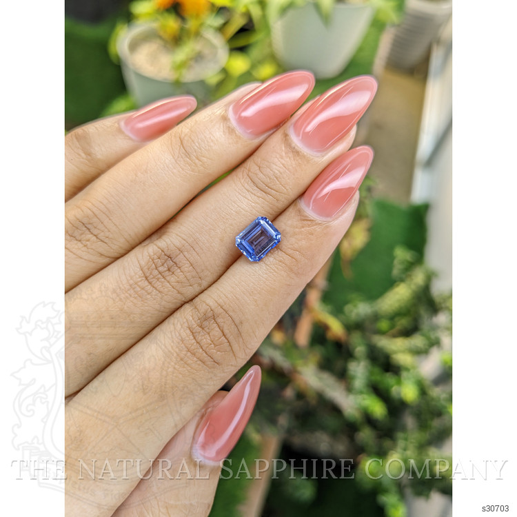 2.08 Ct. Blue Sapphire from Ceylon (Sri Lanka)