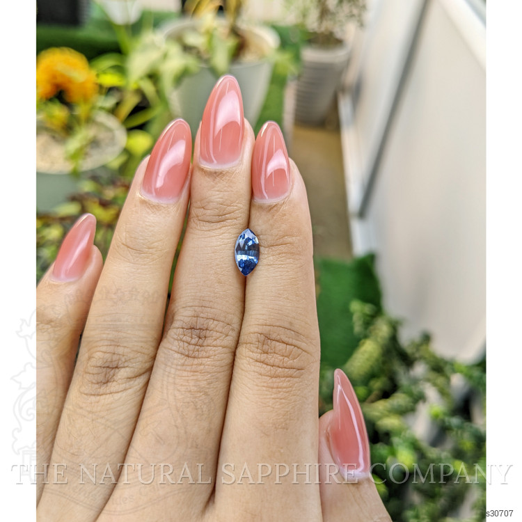 1.20 Ct. Blue Sapphire from Ceylon (Sri Lanka)