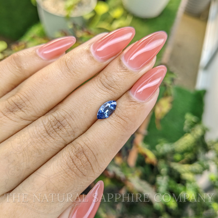 1.20 Ct. Blue Sapphire from Ceylon (Sri Lanka)