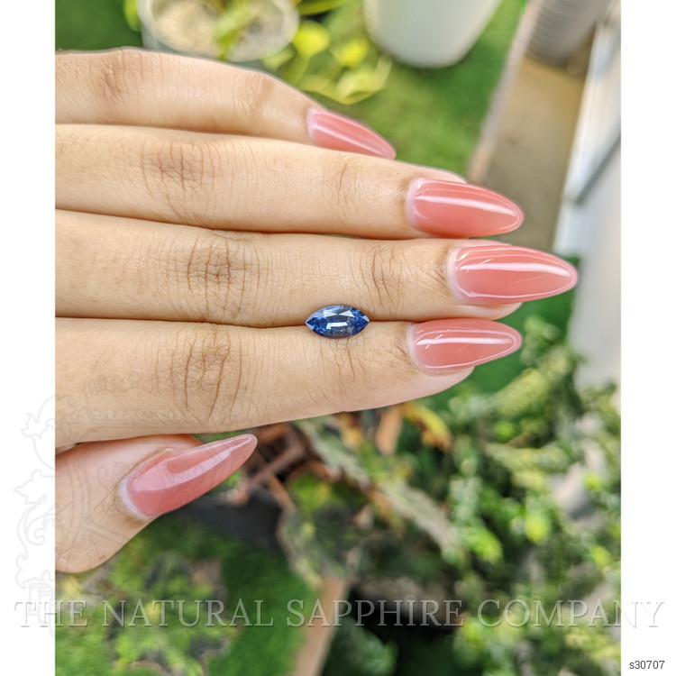 1.20 Ct. Blue Sapphire from Ceylon (Sri Lanka)