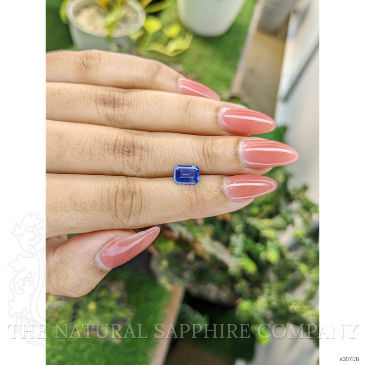 1.56 Ct. Blue Sapphire from Ceylon (Sri Lanka)