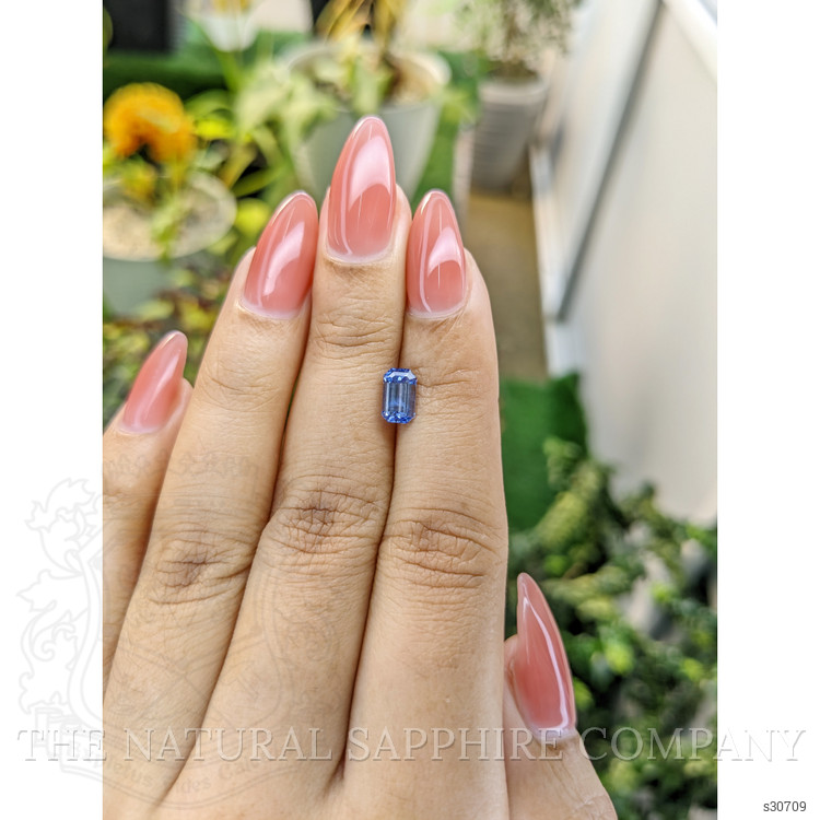 1.26 Ct. Blue Sapphire from Ceylon (Sri Lanka)