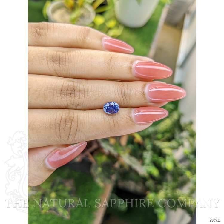 1.89 Ct. Blue Sapphire from Ceylon (Sri Lanka)