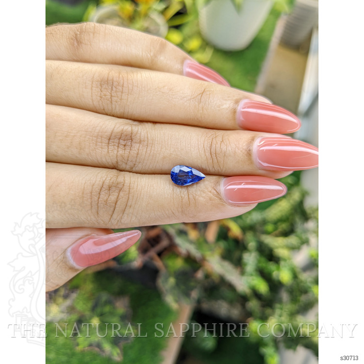 1.86 Ct. Blue Sapphire from Ceylon (Sri Lanka)