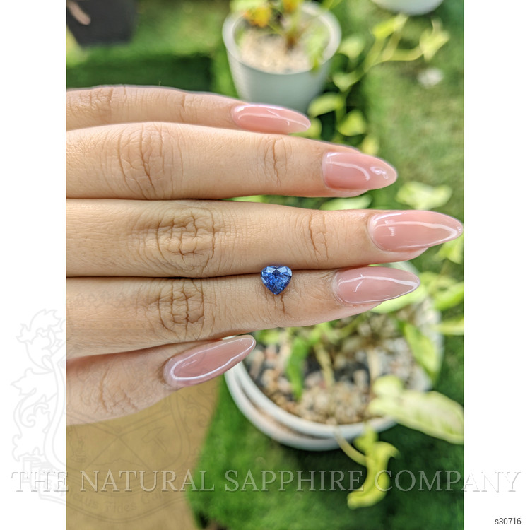 1.23 Ct. Blue Sapphire from Ceylon (Sri Lanka)