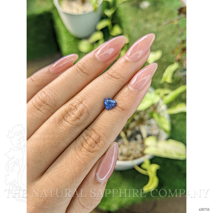 1.23 Ct. Blue Sapphire from Ceylon (Sri Lanka)