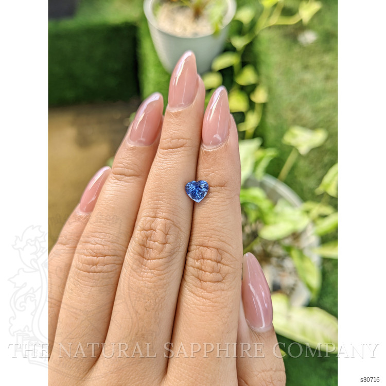 1.23 Ct. Blue Sapphire from Ceylon (Sri Lanka)