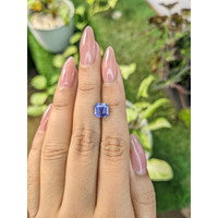 2.18 Ct. Violet Sapphire from Ceylon (Sri Lanka) Life Style