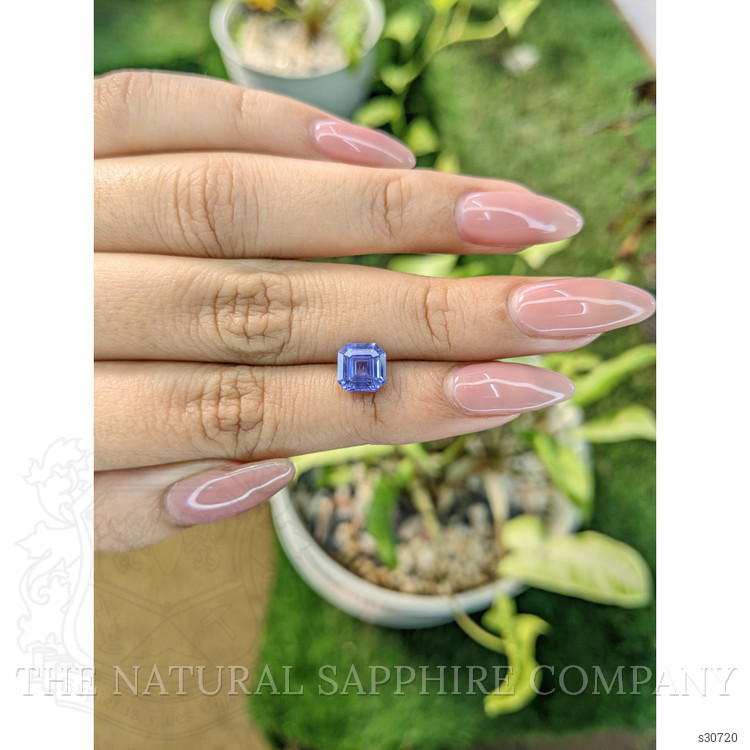 2.18 Ct. Violet Sapphire from Ceylon (Sri Lanka)