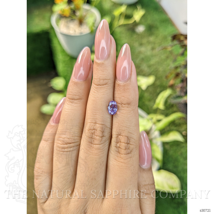 1.60 Ct. Pinkish Purple Sapphire from Ceylon (Sri Lanka)