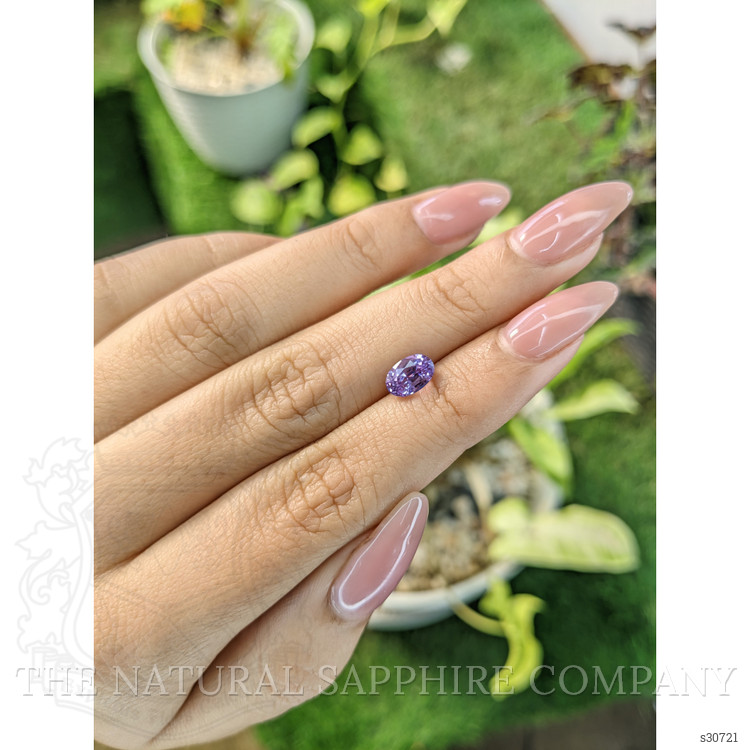 1.60 Ct. Pinkish Purple Sapphire from Ceylon (Sri Lanka)
