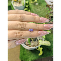 1.60 Ct. Pinkish Purple Sapphire from Ceylon (Sri Lanka) Life Style