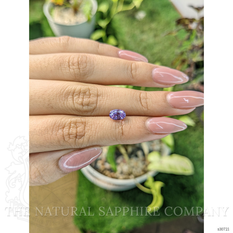 1.60 Ct. Pinkish Purple Sapphire from Ceylon (Sri Lanka)