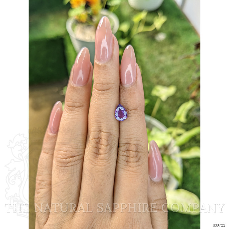 1.39 Ct. Pinkish Purple Sapphire from Ceylon (Sri Lanka)