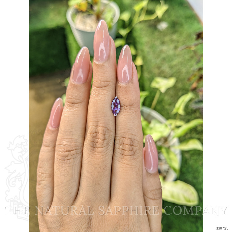 1.31 Ct. Pinkish Purple Sapphire from Ceylon (Sri Lanka)