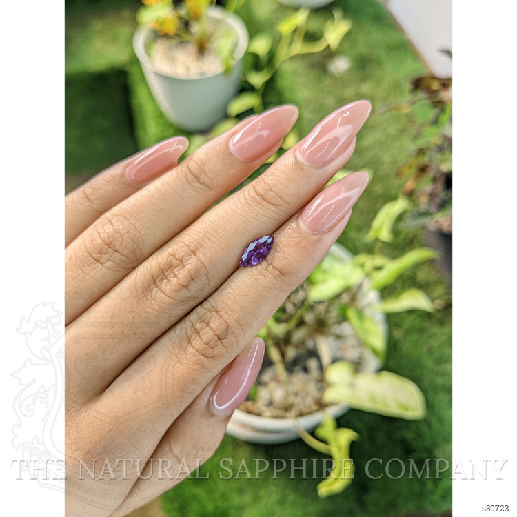 1.31 Ct. Pinkish Purple Sapphire from Ceylon (Sri Lanka)