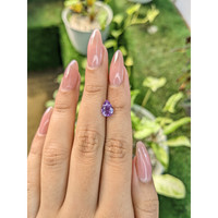 1.62 Ct. Pinkish Purple Sapphire from Ceylon (Sri Lanka) Life Style