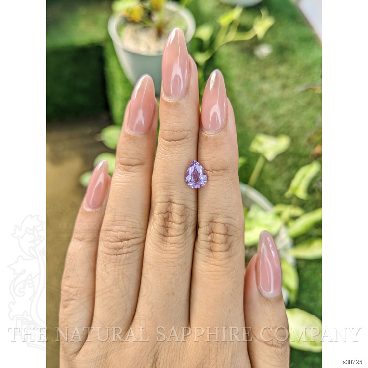 1.73 Ct. Purple Sapphire from Ceylon (Sri Lanka)
