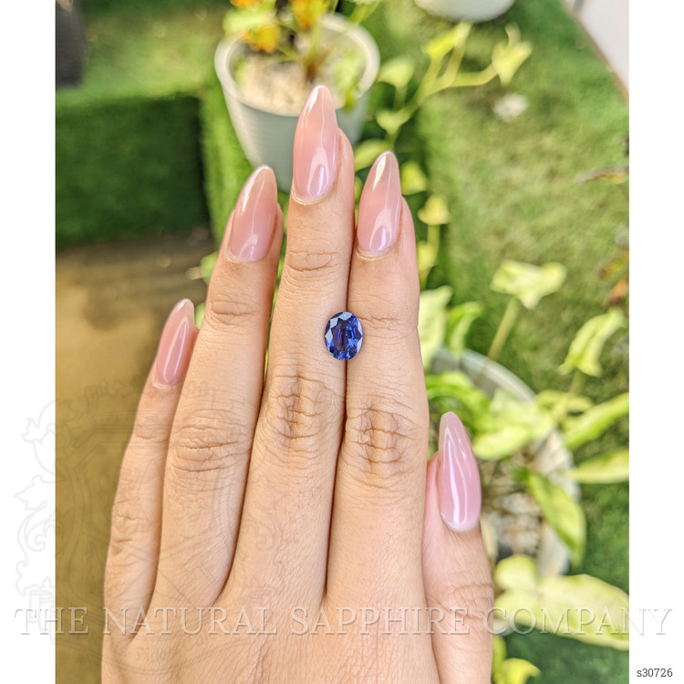 1.84 Ct. Blue Sapphire from Ceylon (Sri Lanka)