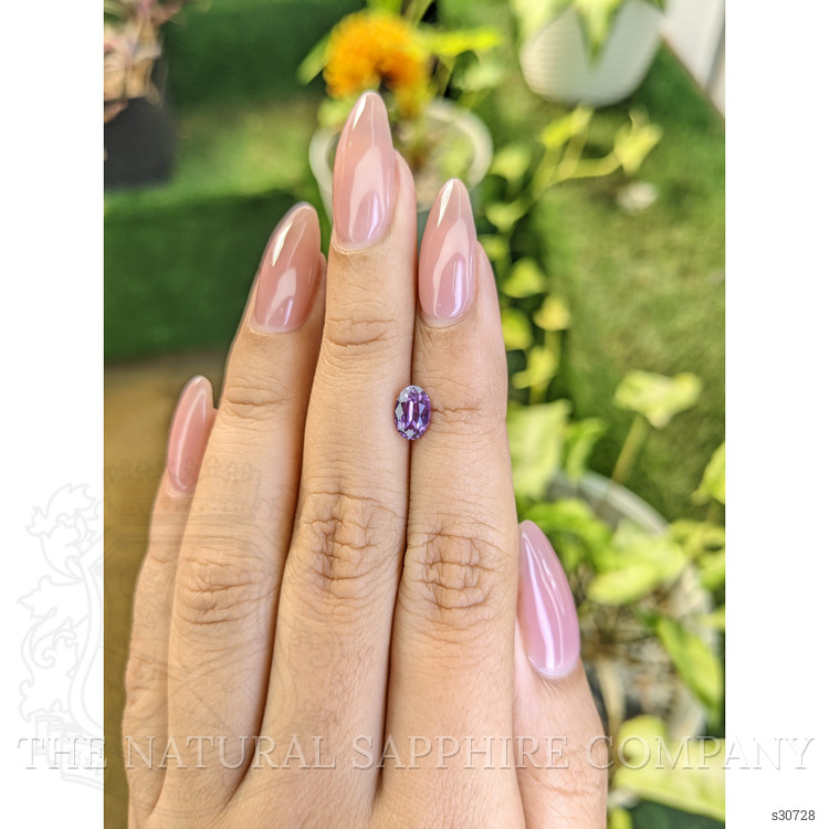 1.04 Ct. Pinkish Purple Sapphire from Ceylon (Sri Lanka)