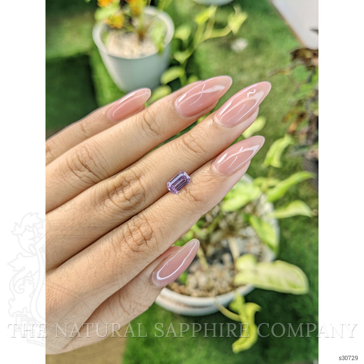 1.30 Ct. Purple Sapphire from Ceylon (Sri Lanka)