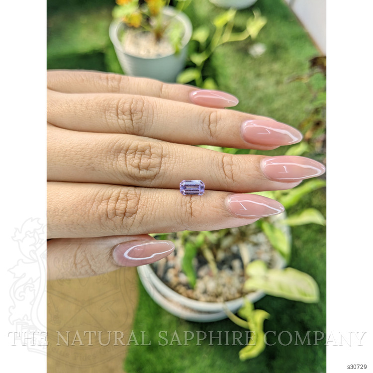 1.30 Ct. Purple Sapphire from Ceylon (Sri Lanka)