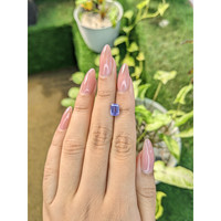 1.72 Ct. Violet Sapphire from Ceylon (Sri Lanka) Life Style