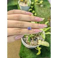 1.72 Ct. Violet Sapphire from Ceylon (Sri Lanka) Life Style