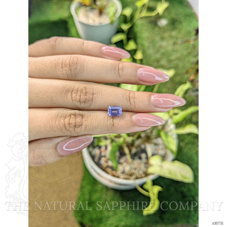 1.72 Ct. Violet Sapphire from Ceylon (Sri Lanka)