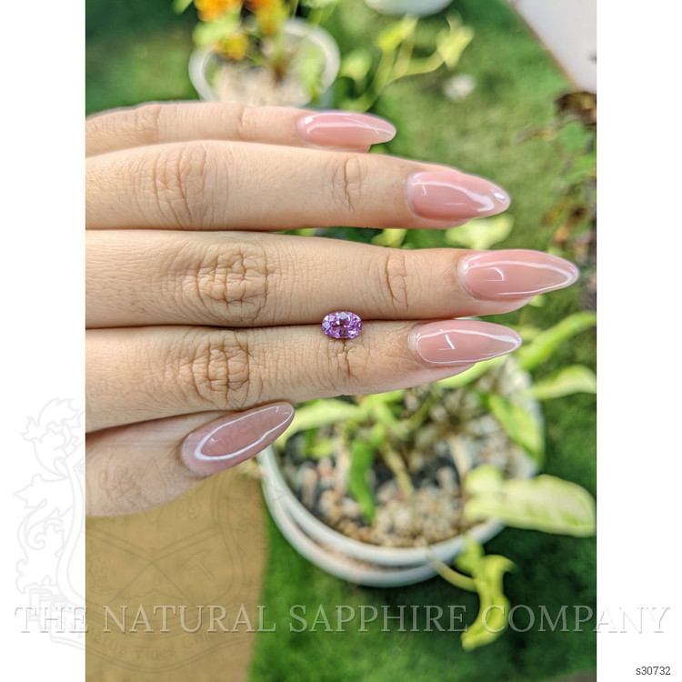 0.96 Ct. Pinkish Purple Sapphire from Ceylon (Sri Lanka)