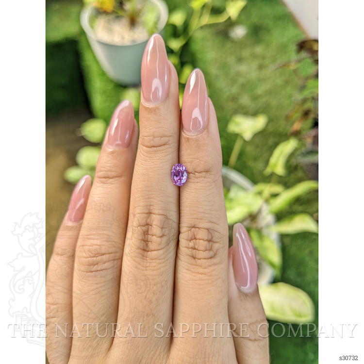 0.96 Ct. Pinkish Purple Sapphire from Ceylon (Sri Lanka)