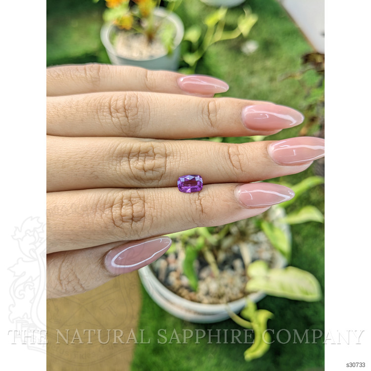1.18 Ct. Pinkish Purple Sapphire from Ceylon (Sri Lanka)